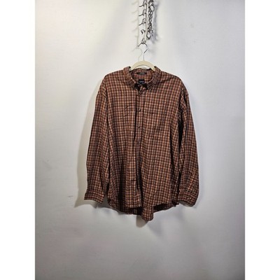 Arrow Men's Size XL 17-17.5 Quality Medium Thick Casual Shirt Long Sleeve