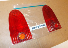 Mopar Nos Tail Lamp Lens Pair 1952 Desoto Firedome