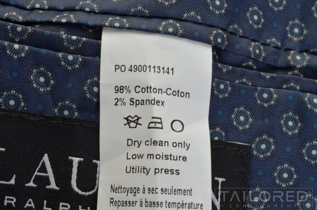 NEW - LAUREN RALPH LAUREN Solid Red Cotton Mens Blazer Sport Coat Jacket - 38 S thumbnail 8