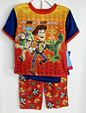 Toy Story Toddler Boy's 4T Rescue Squad 3-Piece Buzz, Woody, Rex Dino Pajama Set