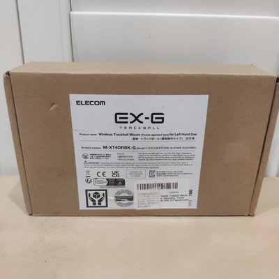 ELECOM Mouse Wireless  M-XT4DRBK Trackball 6 Buttons for Left Hand Black