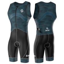 SLS3 Triathlon Suits Mens - Premium Trisuit Triathlon Men - Sleeveless, Quick...