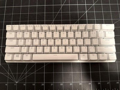 Razer Huntsman Mini White RGB 60% Red Linear Optical Switches Gaming Keyboard