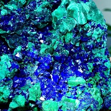 5,37 libbre miglior esemplare minerale cristallo grezzo naturale azzurrite/malachite