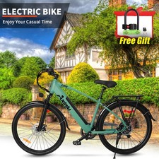 26" Electric Bike for Adults 750W Peak Motor, 40 Miles 25MPH 7 Speed Ebike