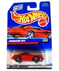 VTG 1997 Hot Wheels Porsche 911 Diecast 1:64 Scale Car Red Mattel Wheels