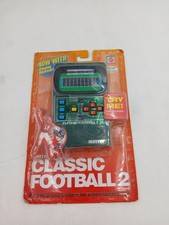 Mattel Classic Football 2 Handheld Electronic Game Toy Vintage Sealed Wear
