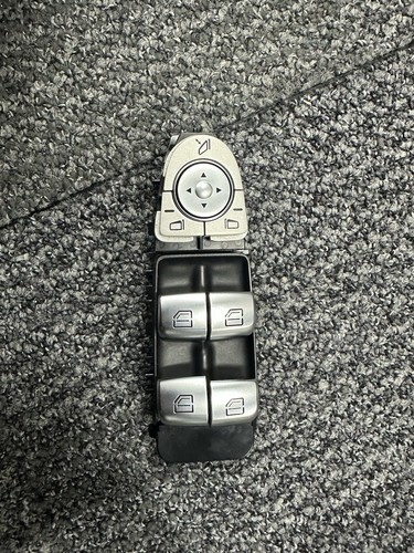 For Mercedes C-Class W205 13- GLC BLACK Power Window Master Switch Control - Picture 2 of 2