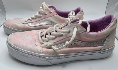 Girls Vans Old Skool Missy Low Top Sneakers, Pink/Tie Die, Size 6