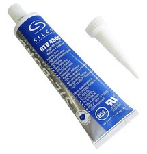 Silicone RTV 4500 Food Contact Safe High Strength Silicone Sealant, Clear 2.8 F