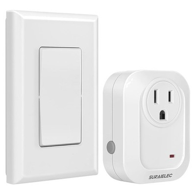 Portable Remote Control Outlet, No Wiring Required