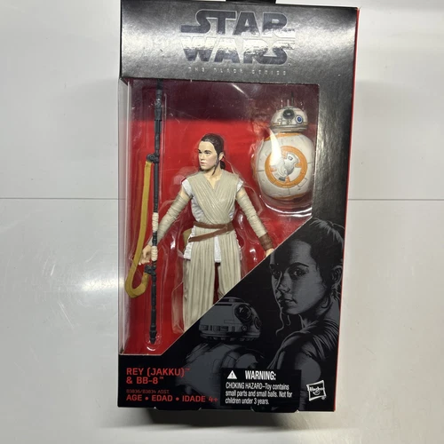 STAR WARS THE BLACK SERIES Rey Jakku & BB-8 with Saber 02 6" SCALE  NEW (2015)