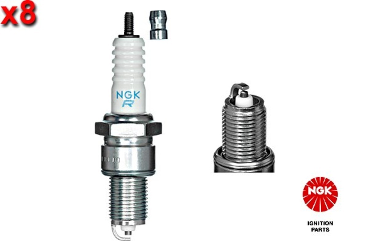 NGK 8x Spark Plug For ALFA ROMEO AUSTIN AUTOBIANCHI BEDFORD BMW 65-18 7760382