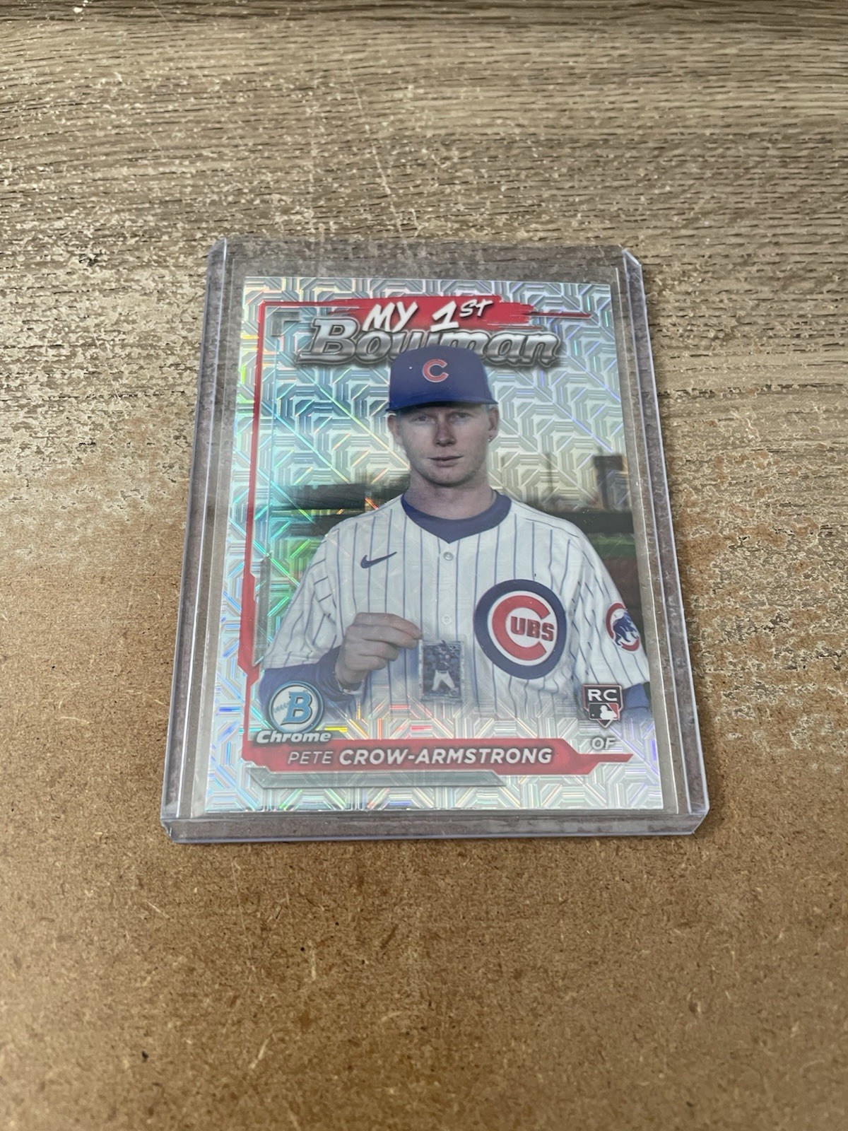 2024 Bowman Chrome Mega Box My 1st Bowman Pete Crow Armstrong M1B-14 RC