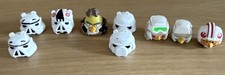 STAR WARS Telepods ANGRY BIRDS Figures LOT Of 9 Storm Troopers Vinyl Yellow Bird