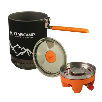 Starcamp 1800ml Camping Solo Wandern Gaskocher mit gratis UCO SPORK
