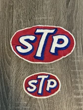 Vintage - Pair Of Large & Small STP Motor Oil Co Uniform Jacket Patch