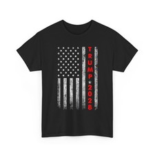Camiseta Trump 2028 Voto Donald Trump América Bandera de Estados Unidos Vintage