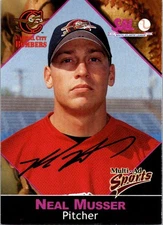 Neal Musser 2001 Multi-Ad South Atlantic League Top Prospects #21 Hand Signed