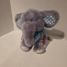 Cuddle Barn Elliott Elephant Musical Polka Dot Sings   Do Your Ears Hang Low  