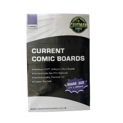 Modern Comic Backing Boards: Pack of 100, Archival Safe Storage