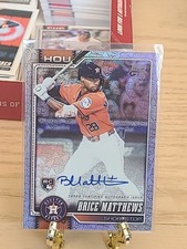 2026 Series 1 Flagship Real One Auto Brice Matthews RC 75th Anniversary #/75