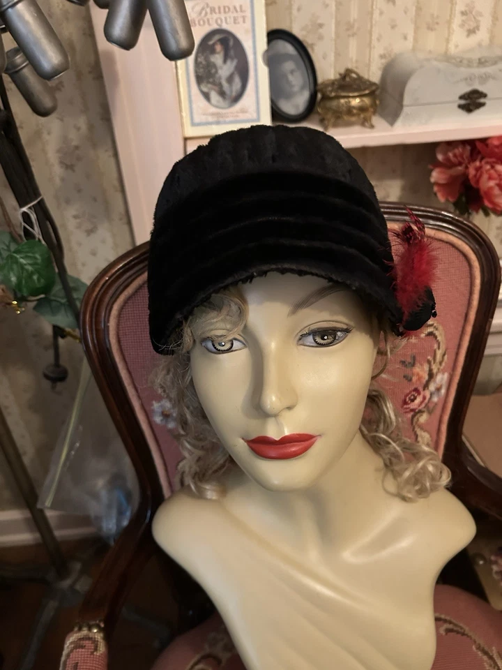 Vintage Victorian POKE Hat/Bonnet Wired  Unique - Image 2 of 4