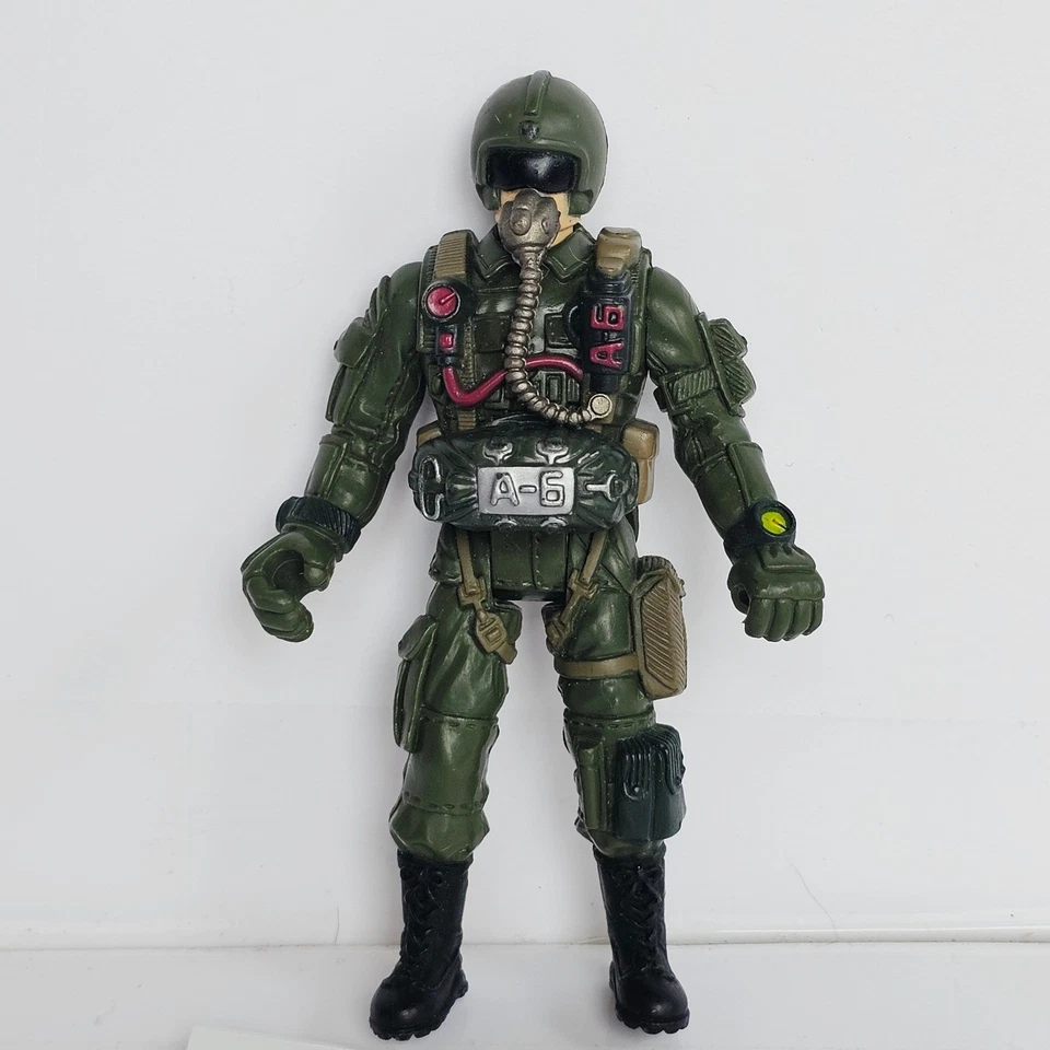 Figura de acción HK Chop Mei Soldier Force A-6 Jet Fighter Pilot 4 pulgadas - 1357 Foto 2 de 4