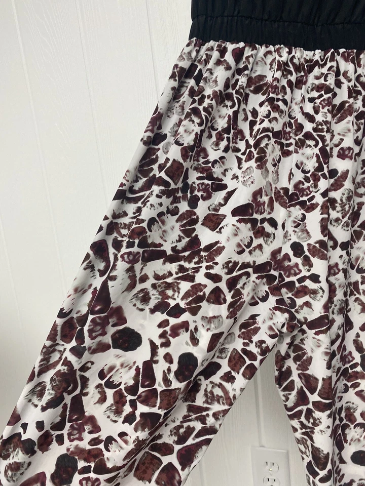 Mossimo женщин комбинезон брюки без бретелек блузка черный коричневый размер M/M - Изображение 4 из 4