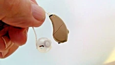 Mini  DIGITAL RIC HEARING AID RIGHT  fit SEVERE LOSS PROGRAMMABLE 4 modes