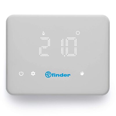 Finder BLISS Thermostat Verbunden Steuerbar Von App Wi-Fi Weiß Mod.1C9190