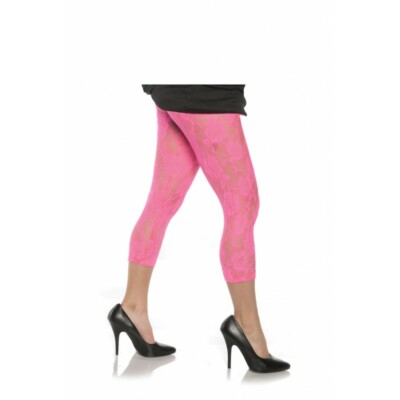 Underwraps Floral Lace Sheer Leggings 
