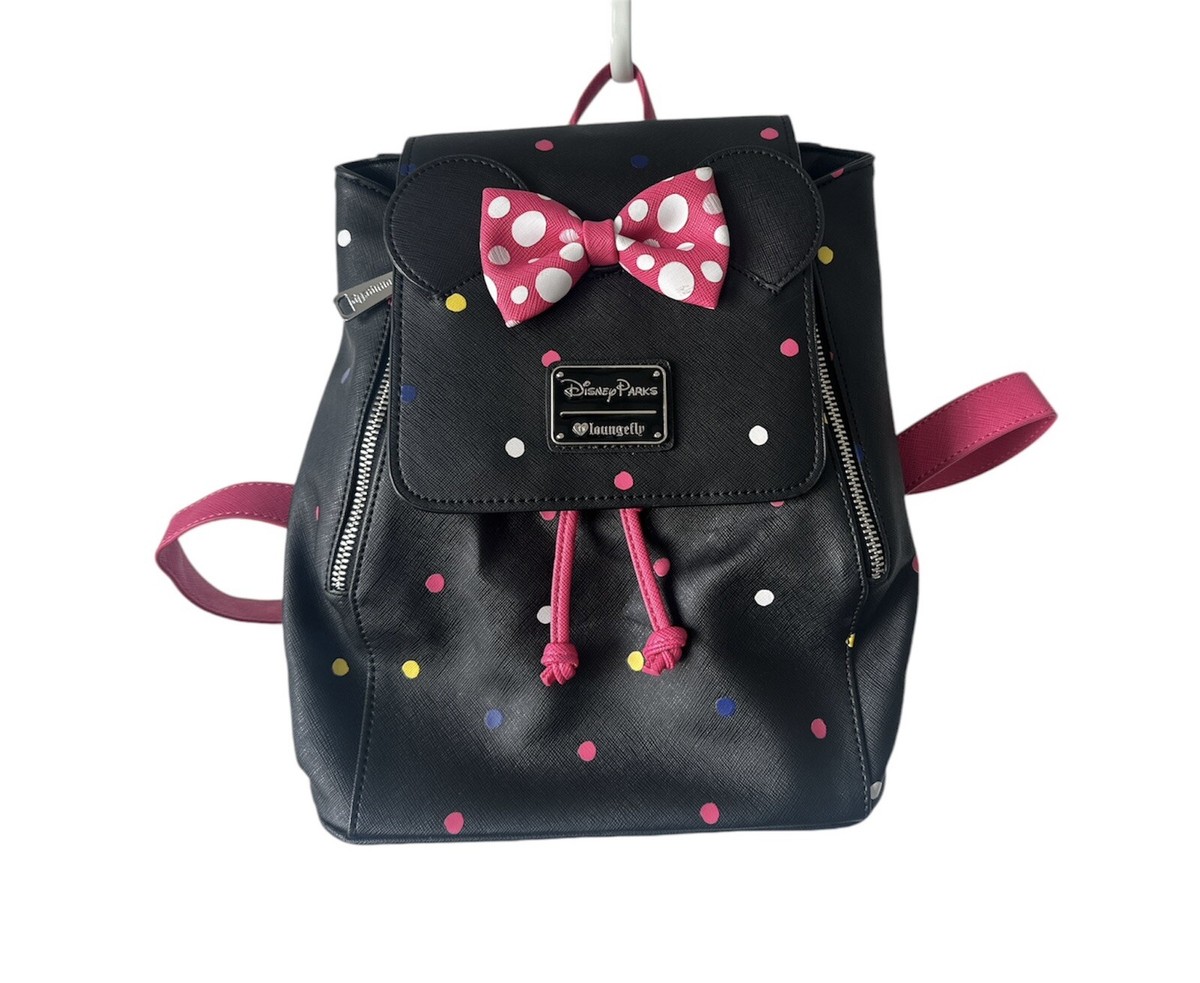 Loungefly Disney Parks Minnie Mouse Ears Rock The Polka Dots  display picture 2