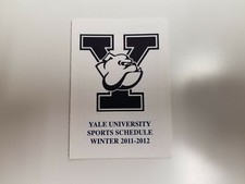 Yale University 2011/12 Winter Sports Pocket Schedule