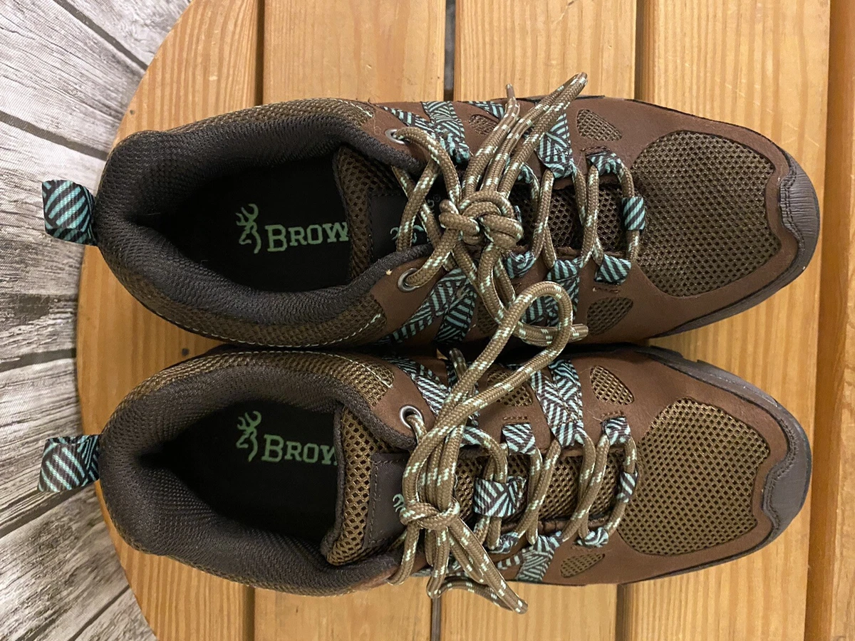 Browning Hiking Shoes Woman Size 8 Brown And Green eBay