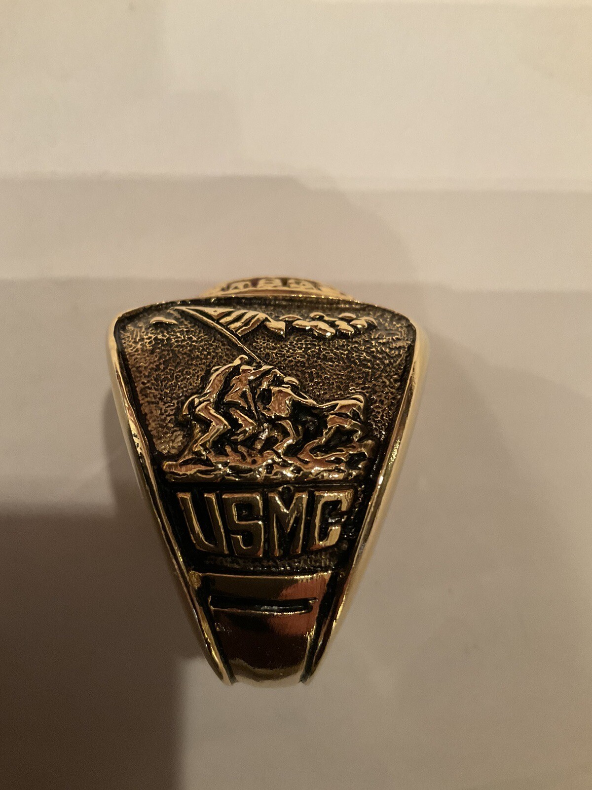 USMC Brass paperweight Ring eBay