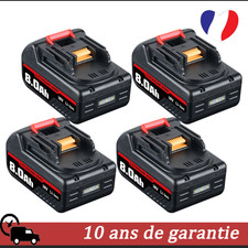 18V 8000mAh pour batterie Makita BL1860B BL1850 197422-4 BL1850B BL1830 LED