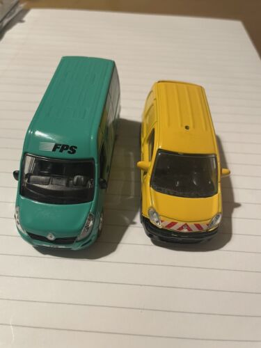 Norev Renault Master And Renault Kangoo Die Cast Model Vans - Photo 1/11