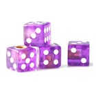 4PCS Dice Universal Tire Valve Stem Caps Cover Leak-Proof Air Protection for Car