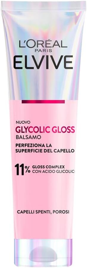 L'OREAL AA765000 BALSAMO DISTRICANTE PER CAPELLI SPENTI E POROSI GLYCOLIC GLOSS