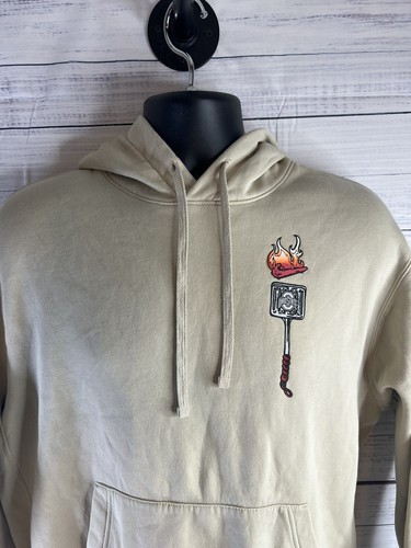 Ohio State Herren beige Nike Medium Hoodie Grafik Tailgating doppelseitiger Hoodie - Bild 4 von 13