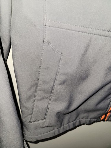 ZeroXposur Gray Black Full Zip Hooded Fleece Lined Ski Jacket Boys 10/12 - Picture 6 of 12