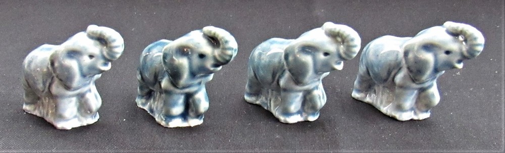 ceramic elephants from Red Rose Tea