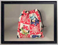 Gymnastics Leotard Grip Bags / Holiday Penguins Gymnast Birthday Goody Bag