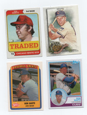 CHICAGO CUBS HALL OF FAMER RON SANTO LOT