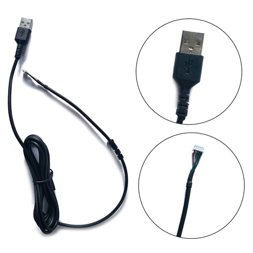 2M New USB Mouse Cable / Line/ Wire Replacement DIY for Steel Series Rival 310 - Afbeelding 5 van 9