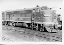 3G475 RP 1965 ATLANTIC COAST LINE RAILROAD LOCO #389 ROCKY MOUNT NC