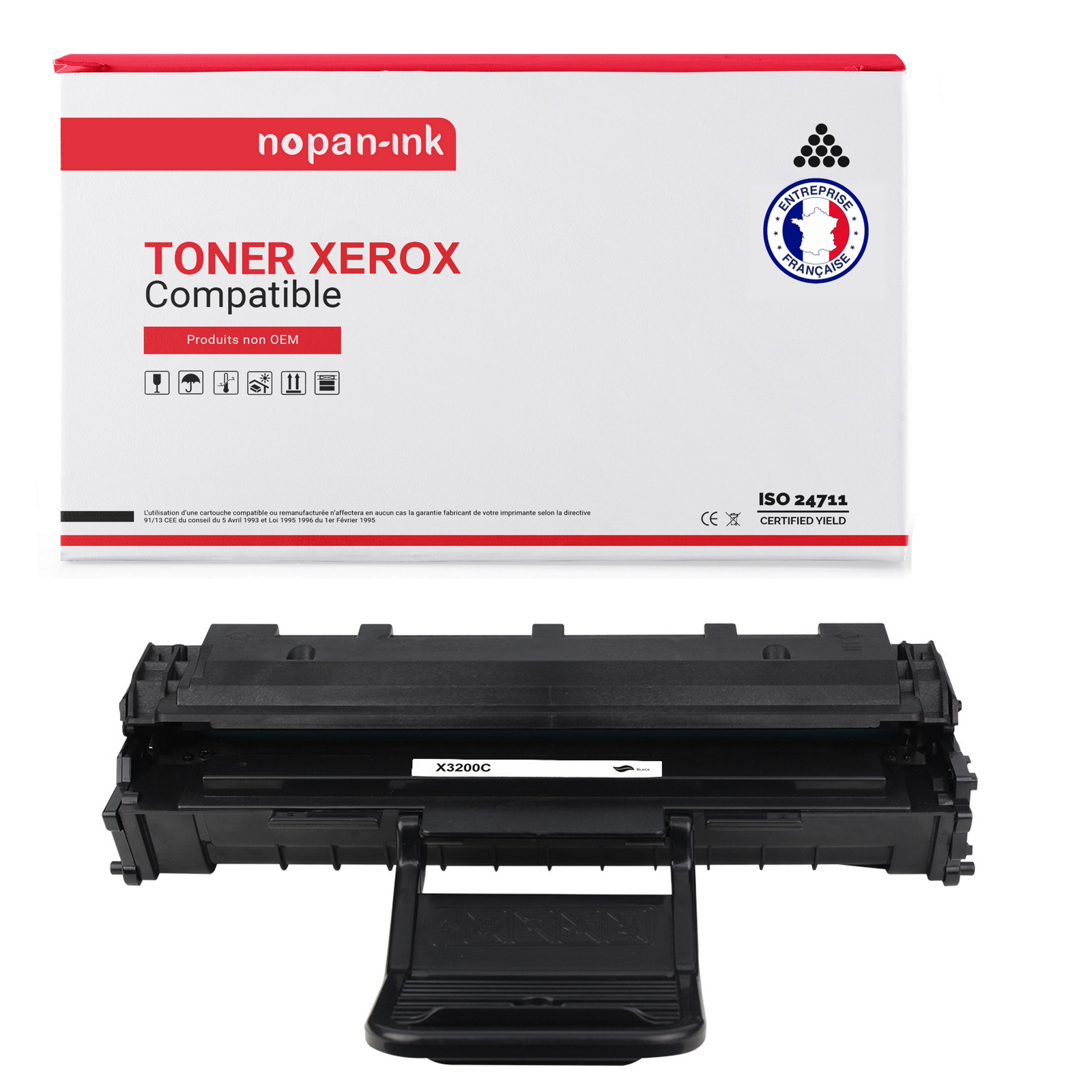 Toner Xerox 113R00730 noir Nopan-Ink à séchage rapide pour grands volumes