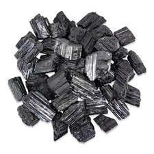 Black Tourmaline Rough Natural Stones 4 oz-5 lbs Bulk Wholesale Crystal Raw