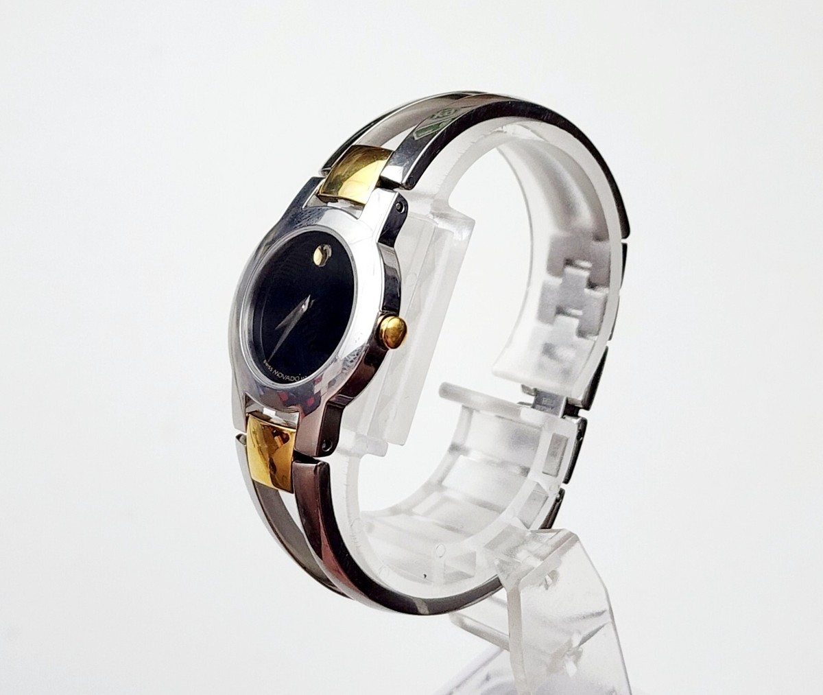 Women\'s Amorosa Movado Bracelet Watch, 2 tone gold and silver Ladies MOVADO Amorosa Watch Two-Tone Bangle Bracelet  main image 2
